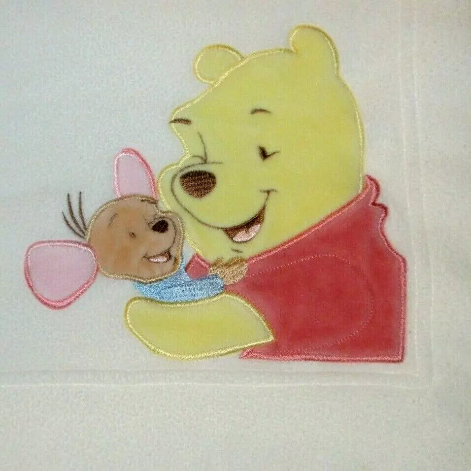 Disney winnie the pooh plush ivory baby blanket new arrivals
