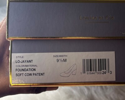 y. Pinkish Tan patent leather pumps Women Size 9.5M with 3.5