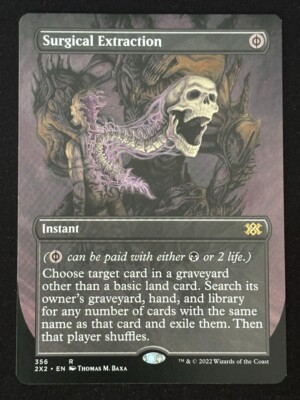1x MTG Surgical Extraction (Borderless) - Double Masters 2022 (2X2) #356