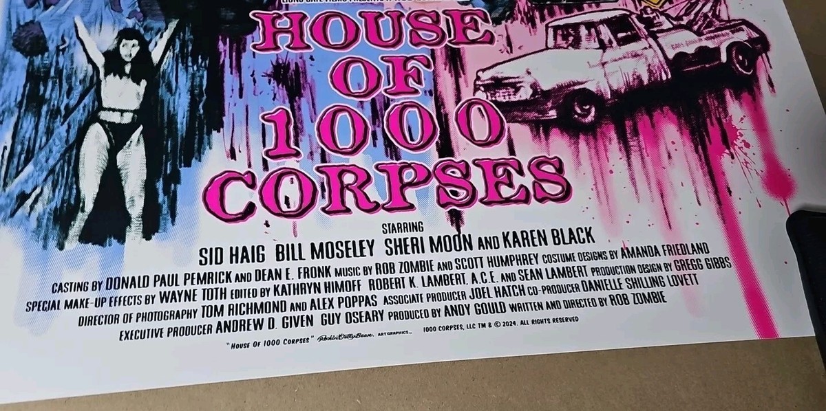 Rockin' Jelly Bean Variant Art Print HOUSE OF 1000 Corpses Rob