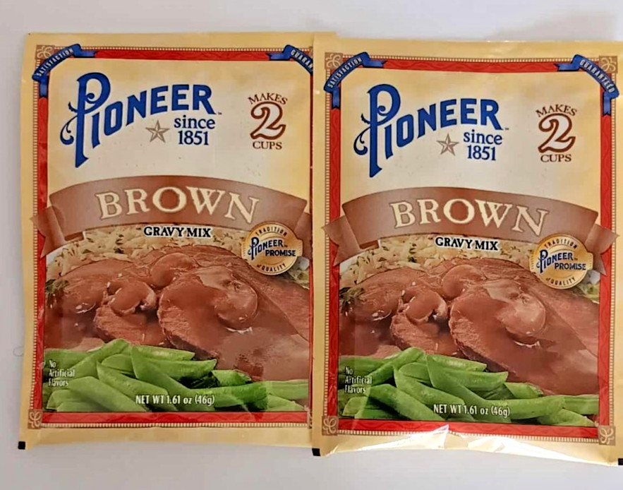 Pioneer Brand Brown Gravy Mix 2 Packet Packs