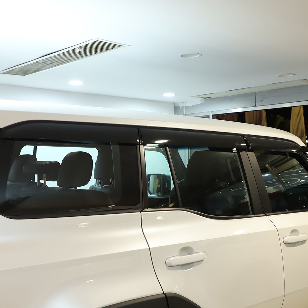 3D Wavy Window Deflectors 3D Wavy Mugen Style Window Visor Rain Guards ...
