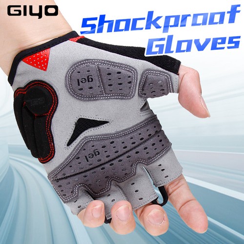 Summer Cycling Bike Bicycle Gloves Gel Half Finger Shockproof Sport Gym