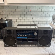 Rising RC 1616 FM Stereo Radio Cassette Boombox Vintage
