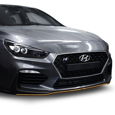 Spoilerschwert Hyundai I30N Gold Frontspoiler Folie Zubehör Tuning D017