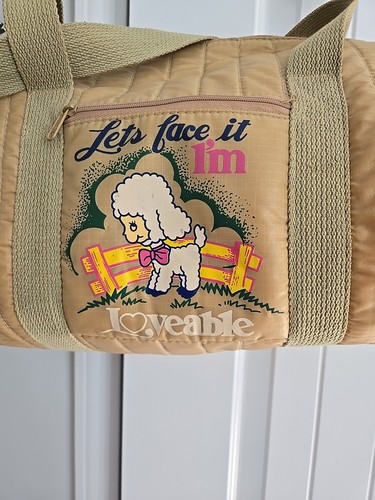 borsa borsone agnello vintage bambini adorabile agnello borsa viaggio - Foto 2 di 8