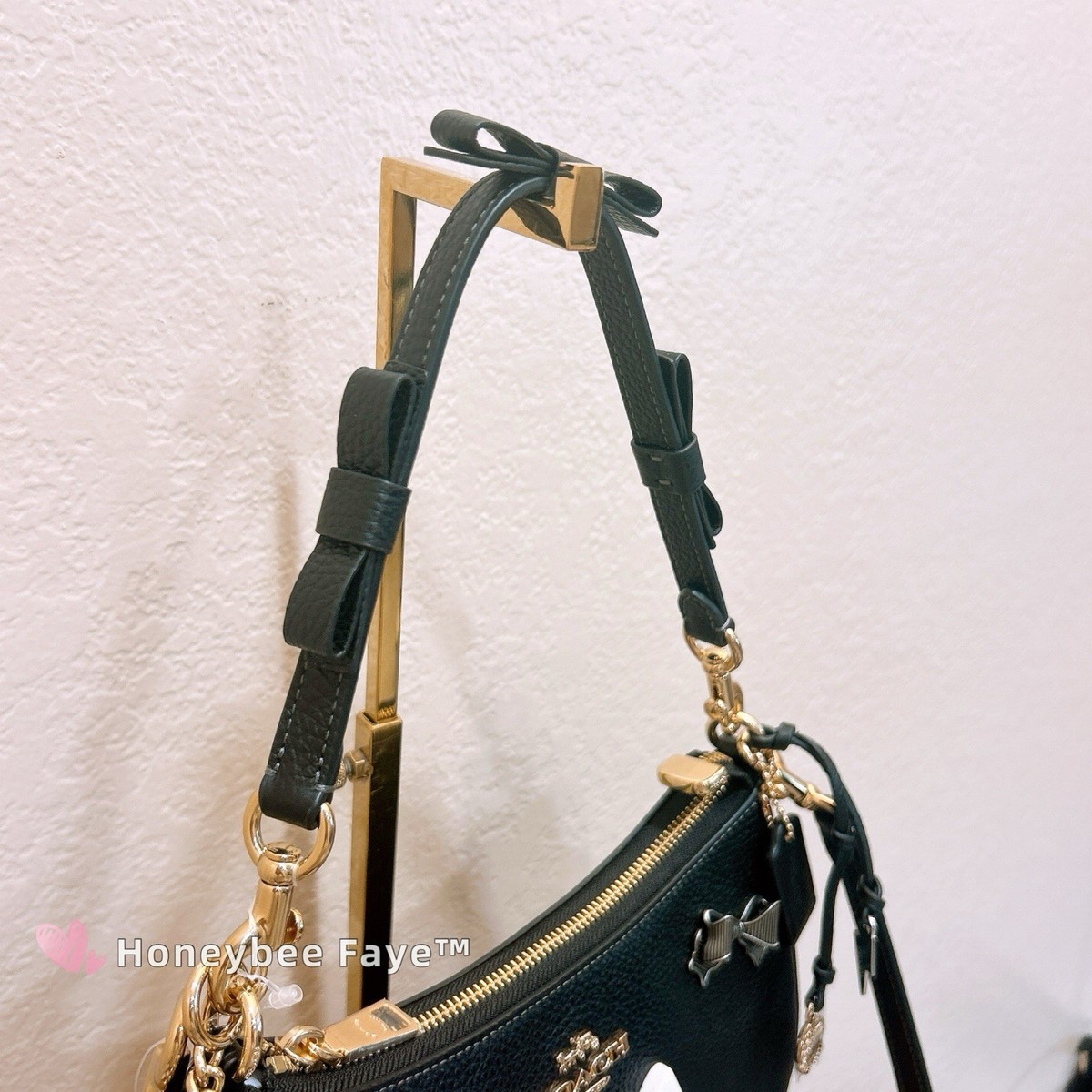 NWT COACH Teri Shoulder Bag With Bows And Charms CDY93 | eBay