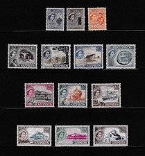 1955 Cyprus Stamp Set of 13; Scott #'s 168-180;  Mint-LH;  Catalog Value-$48.10