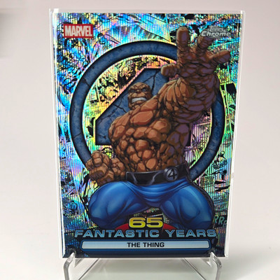 Topps 2026 Topps Chrome Marvel 65 Fantastic Years The Thing Insert Card FY-04