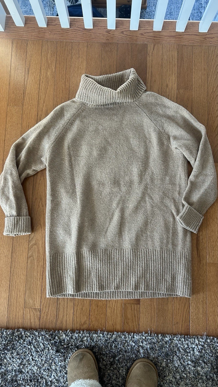 GOODTHREADS Tunic Turtleneck Sweater Medium - image 1