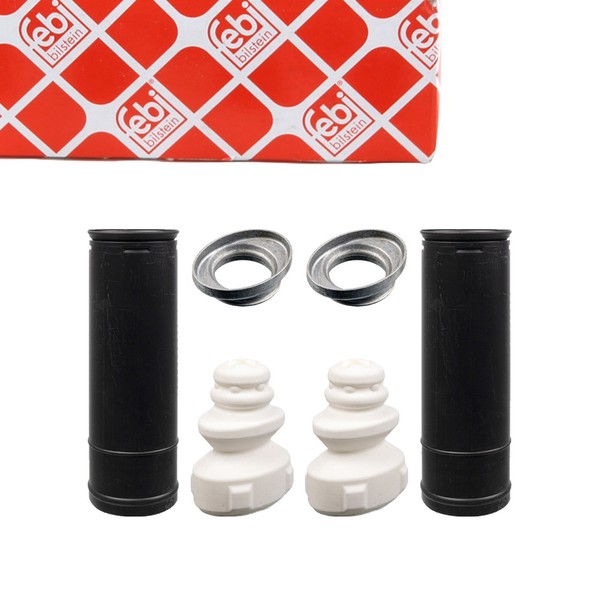 Febi Staubschutz Dreckschutz + Anschlagpuffer FüR Audi A3 8P Seat Altea Hinten-image