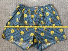 Warner Bros Studio Store Tweety Bird Men's Large L Boxer Shorts Vintage 1996