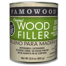 FAMOWOOD Mahogany Wood Filler Plastic Palette Putty Knife 1 Pack 50 Years Qua...