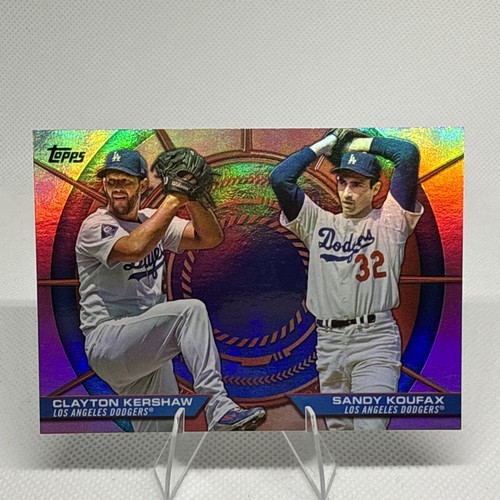 Clayton Kershaw / Sandy Koufax [Pink Foil] #DD-8 2025 Topps Dynamic Duo card