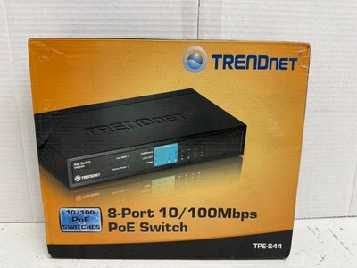 TRENDnet 8-Port 10/100 PoE Switch TPE-S44 Brand New In Box