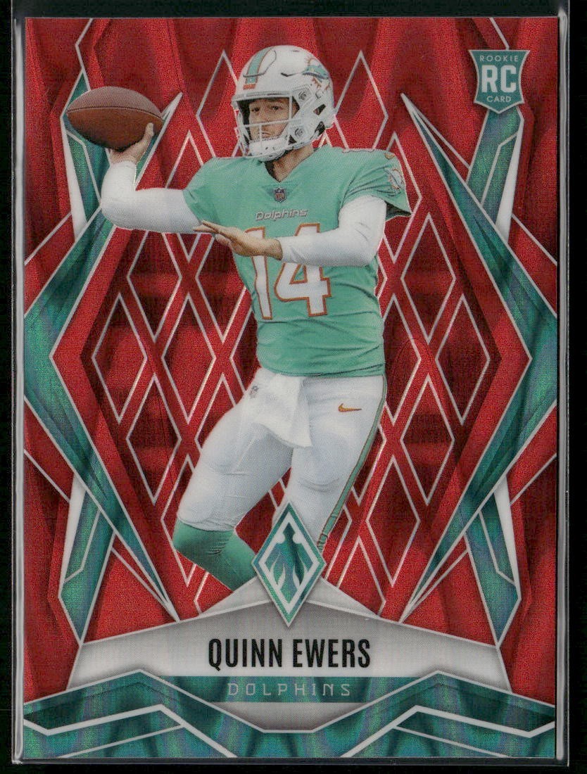 2025 Panini Phoenix - Quinn Ewers #159 Red Seismic /99 (RC)