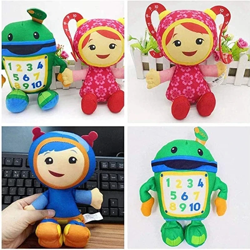 1/3 peça Team Umizoomi brinquedo de pelúcia bot MILLI boneca de pelúcia geo educacional macia - Imagem 4 de 4