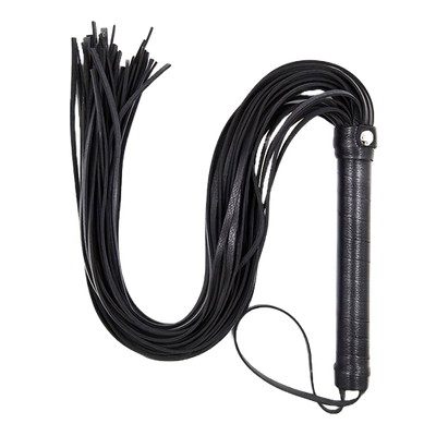 Fouet Martinet BDSM - Noir, Neuf, Pour Pratiques Bondage