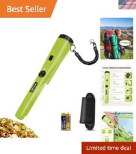 Professional Waterproof Metal Detector Pinpointer for Treasure Searching - Green