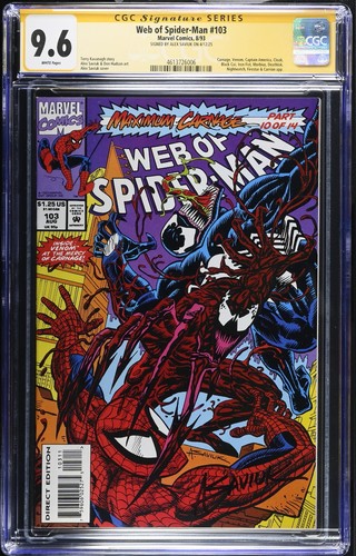 Web Of Spider-Man (1993) # 103 (CGC SS 9.6)  Signed Alex Saviuk * Marvel Comics