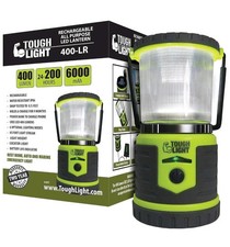 Tough Light USB Rechargeable Camping Lantern, 400 Lumens LED Hanging 200 hours 