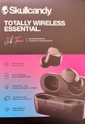 NEU Skullcandy Jib True Wireless Ohrhörer In-Ear schwarz versiegelt