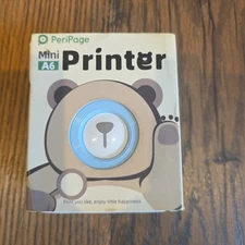 PeriPage Mini A6 Printer - Pics - Labels - Receipts - Thermal Paper 
