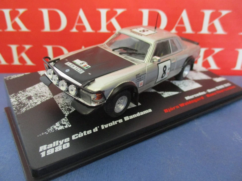Die cast 1/43 Modellino Auto Mercedes 500 SLC Rally Bandama 1980 B. Waldegard - Immagine 2 di 4