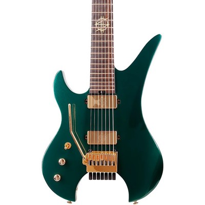 Schecter Synyster Gates Custom 7String TR Headless LeftHanded Guitar Oak Grn M