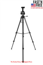 onn 67-inch Tripod with Smartphone Cradle for DSLR Cameras, Smartphones, NEW USA