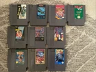 Nintendo NES 10 Game Lot Vintage Video Games Tested Working Condition
