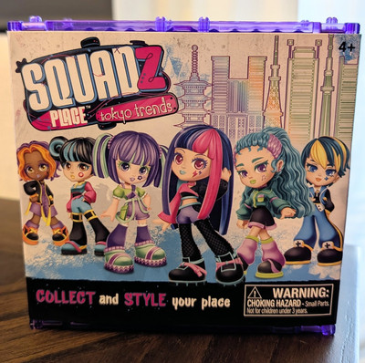 Squadz Place Tokyo Trends Surprise Doll Collect & Style Your Place (Purple Crate