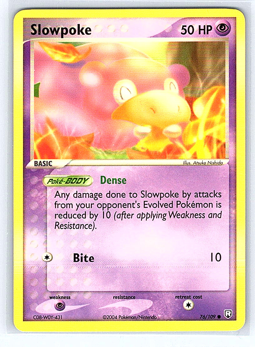 Slowpoke 76/109 Team Rocket Returns NM/LP Pokemon Card