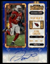 2022 Panini Contenders #260 Jesse Luketa Autograph Showcase Blue