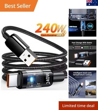 240W Cable QC 3.0 USB To Type C Super Fast Charging Cable For Samsung Xiaomi