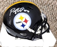 Autographed PAYTON WILSON  Pittsburgh Steelers Mini Helmet JSA Witness Hologram