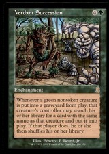 Verdant Succession LP Light Play Odyssey MTG [6980]