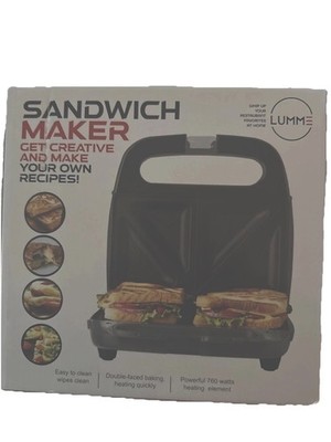 LUMME Sandwich Maker Be Creative And Make Your Own Recipes New