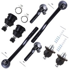 8pcs Tie Rod Ends Ball Joints Suspension For 1995 1996 1997 Nissan Pickup 2WD