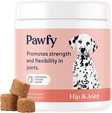 Pawfy Hip & Joint Supplement for Dogs with MSM & Vitamins | Glucosamine