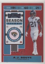 2019 Panini Contenders Season Ticket FOTL FOTL Red Zone AJ Bouye #38 no9