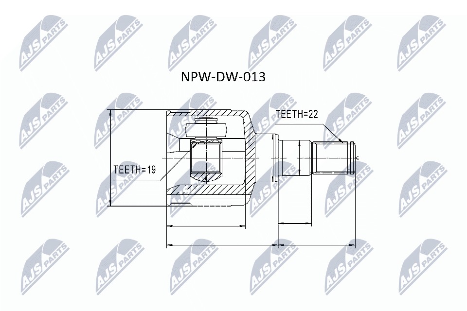 Nty Joint Kit OE Zu Vergl.: 51613H1000, 14-306752, VKJA8828 Interior For Daewoo - Image 6