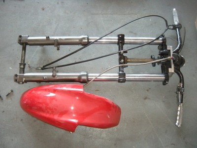 1981 Kawasaki GPZ1100 gpz 1100 kz1000 kz1000j zx6 forks front end triple fork