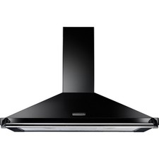 Image of Rangemaster RCLAHDC100BL/C Built In 100cm 3 Speeds Chimney Cooker Hood Black B