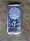 Silvertowne Mint Buffalo Design 10 oz Silver Bar - Sealed