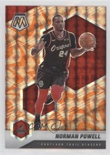 2020-21 Panini Mosaic Reactive Orange Prizm Norman Powell #195 0l1b