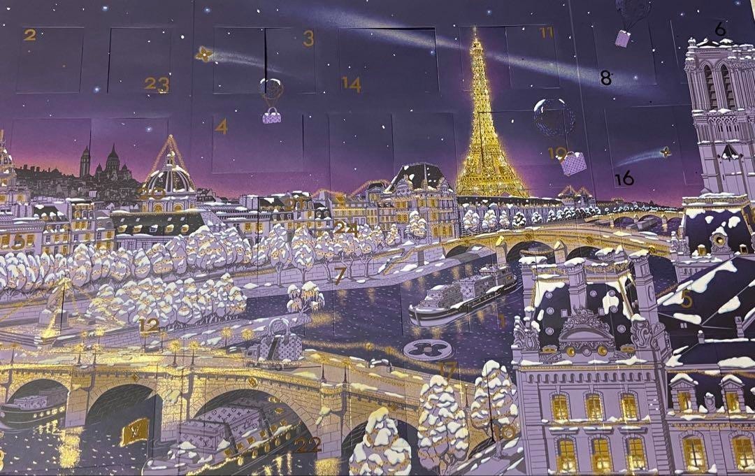 UNUSED Louis Vuitton Xmas Complete Set of Ornaments Advent