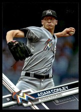 Adam Conley 2017 Topps #163 Miami Marlins MLB READ FREE SHIPPING AutographDen