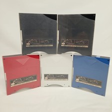Lot of 5 Pioneer 6 Disc CD Magazines PRW 1141 w/ Sleeves Black Red White Blue