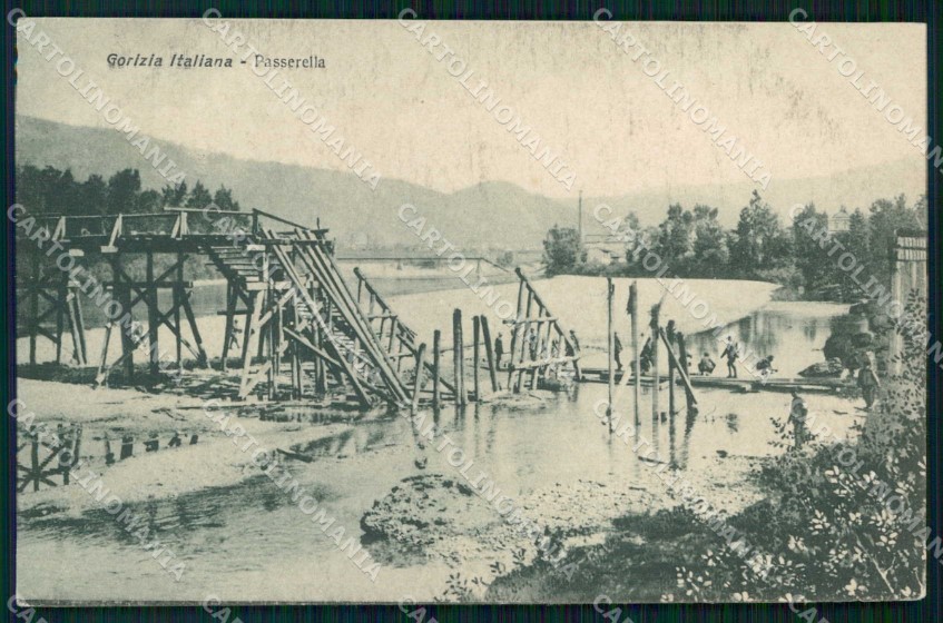 Gorizia Città Passerella WWI cartonelina RT2405